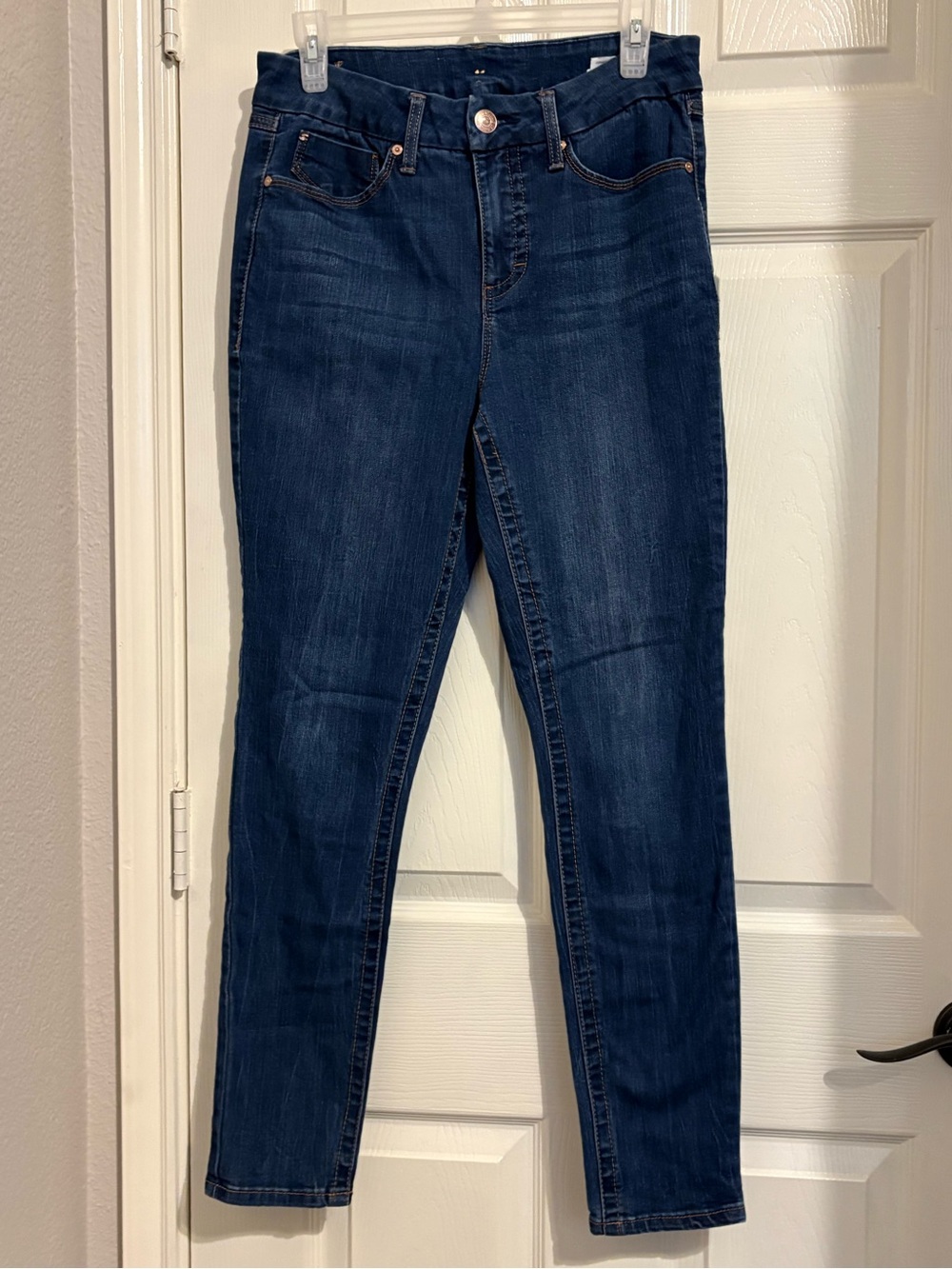 Seven 7 high rise skinny jeans sz 8